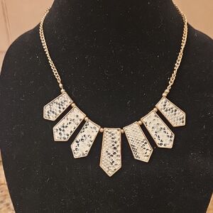 Elegant Gold and Silver Necklace